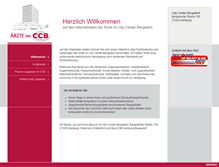 Tablet Screenshot of aerzte-ccb.de